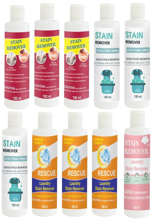 مجموعة مزيلات بقع توفوس، تتضمن 3 قطع حمراء، و3 قطع على شكل دمية، و3 قطع برتقالية، وقطعة وردية | محلول تنظيف متعدد الأسطح للملابس والأقمشة والمفروشات (100 غرام لكل قطعة) - Image 1